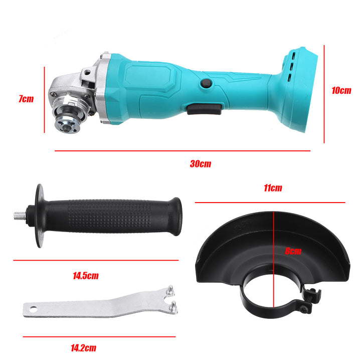 800W 100mm Cordless Brushless Angle Grinder For Makita 18V Battery Electric Grinding Machine Image 4