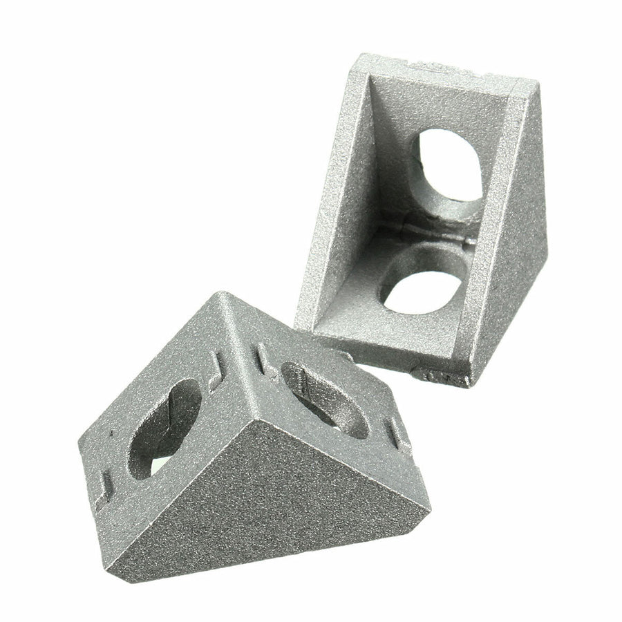 Aluminum Angle Corner Joint 20x20mm Right Angle Bracket Furniture Fittings 10pcs Image 1