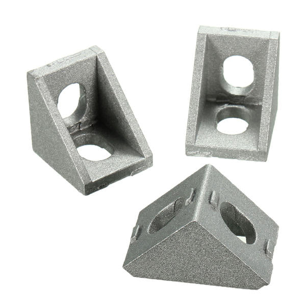 Aluminum Angle Corner Joint 20x20mm Right Angle Bracket Furniture Fittings 10pcs Image 3