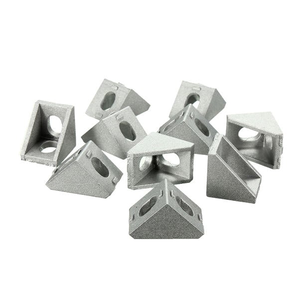 Aluminum Angle Corner Joint 20x20mm Right Angle Bracket Furniture Fittings 10pcs Image 9