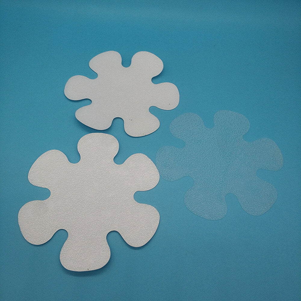 Anti Slip Non-Slip Flower Round Shape Safety Flooring Bath Stickers Tub Shower Image 4