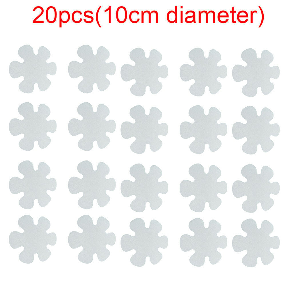 Anti Slip Non-Slip Flower Round Shape Safety Flooring Bath Stickers Tub Shower Image 1