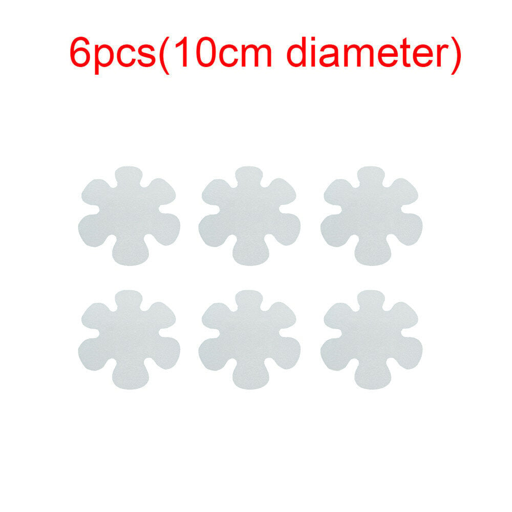 Anti Slip Non-Slip Flower Round Shape Safety Flooring Bath Stickers Tub Shower Image 1