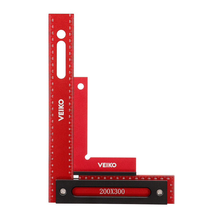 Aluminum Alloy 150X100MM 90 Degree Right Angle Ruler With Solid Wide Base Check Tool Verticality Accurately Image 3