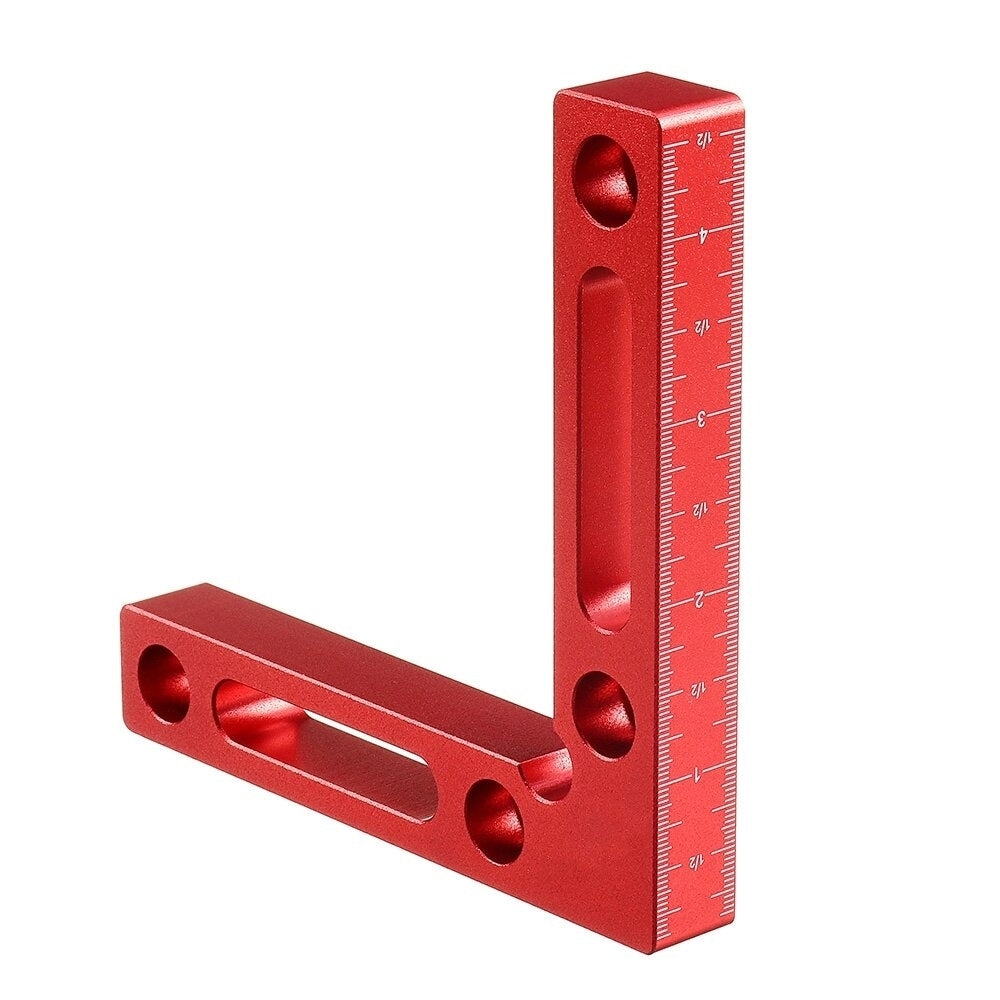 Aluminium Alloy 90 Degree 120x120mm Precision Clamping Square Woodworking L-Shaped Auxiliary Fixture Image 1