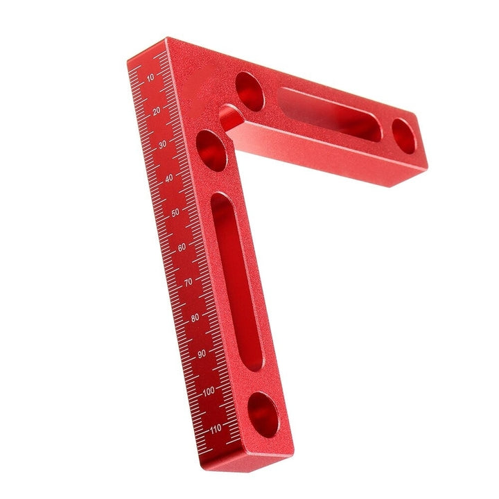 Aluminium Alloy 90 Degree 120x120mm Precision Clamping Square Woodworking L-Shaped Auxiliary Fixture Image 6