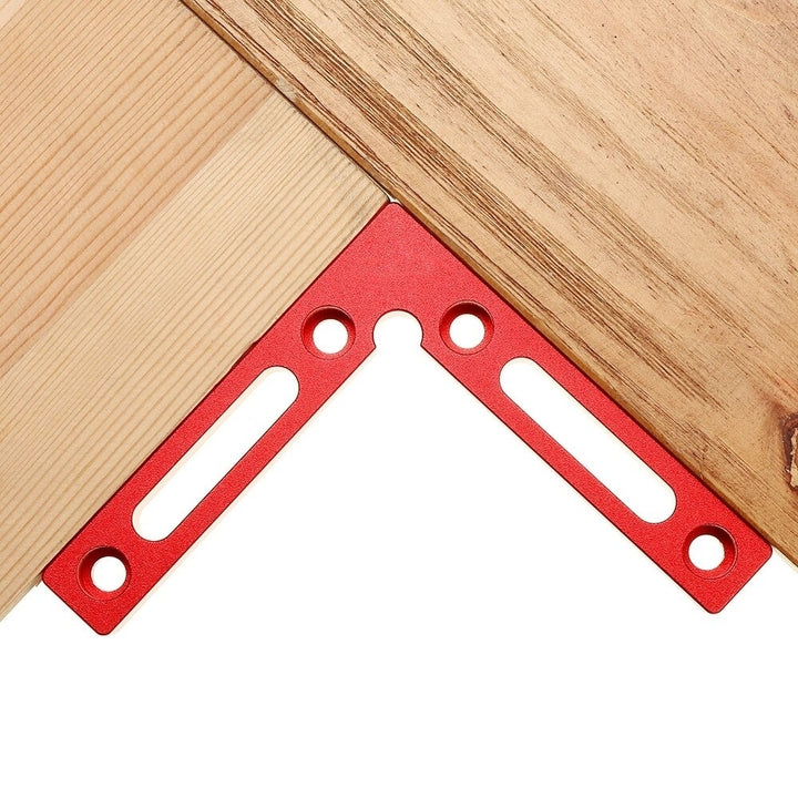 Aluminium Alloy 90 Degree 120x120mm Precision Clamping Square Woodworking L-Shaped Auxiliary Fixture Image 7