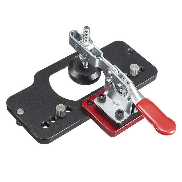 Aluminum Alloy 35MM Hinge Boring Hole Drill Guide Hinge Jig with Clamp For Woodworking Cabinet Door Installation Image 4