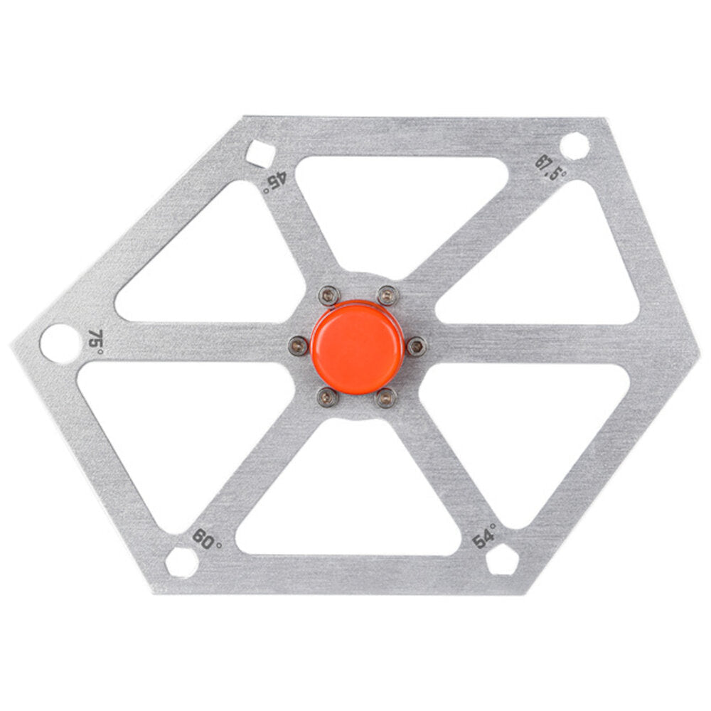 Aluminum Alloy Hexagon Ruler for Table Saw Multi-angle Measuring Tool Saw Angle Finder Gauge Protractor Inclinometer Image 7