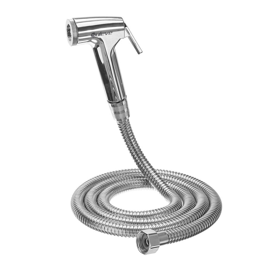 Bathroom Portable Bidet Sprayer Handheld Toilet Shower Head for Personal Hygiene With 1.5m Stainless Steel Hose Image 1