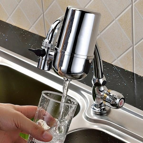 Bathroom Kitchen Water Filter Faucet Ionier Remove Contaminants Alkaline Tap Image 4