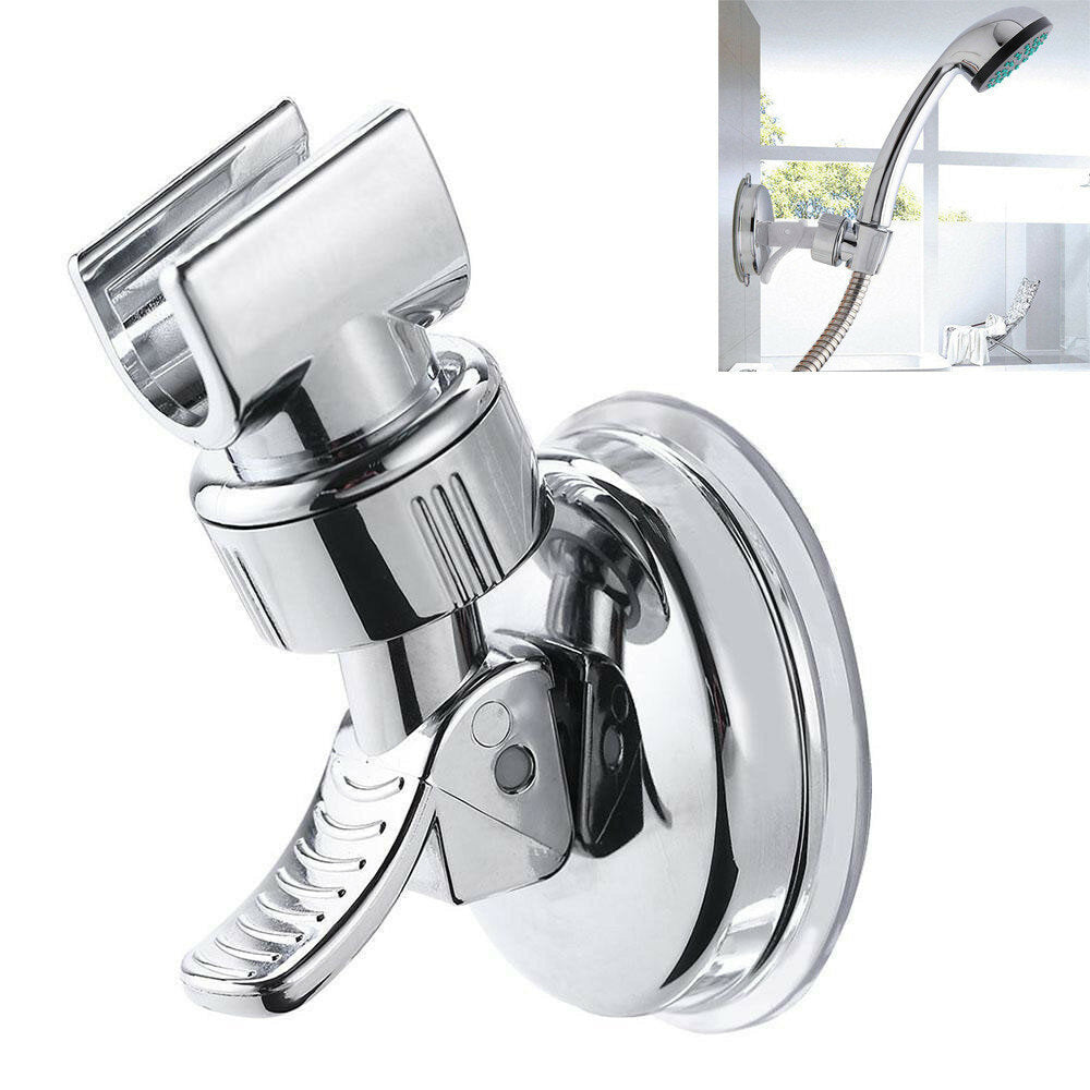 Bathroom Strong Vacuum Suction Cup Wall Mount Holder Adjustable Hand Shower Head Bracket Image 3