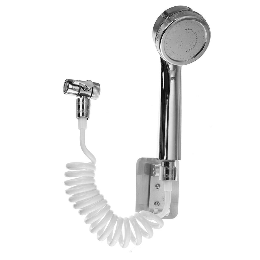 Bathroom Wash Face Basin Water Tap External Shower Head Toilet Hold Filter Flexible Hair Washing Faucet Rinser Extension Image 1