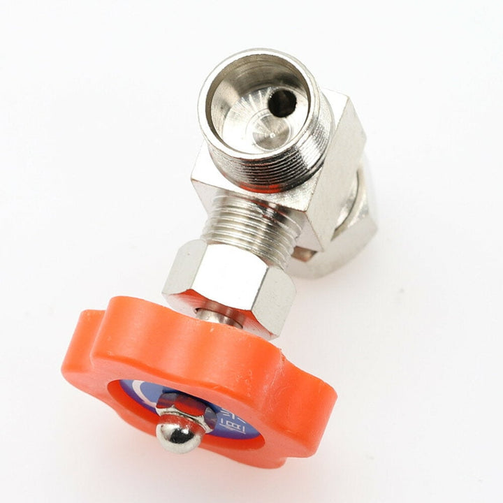 Ball Balve 6mm 8mm 10mm 12mm Pipe Orange Plastic Handle Metal High Pressure Durable Tube Needle Type Globe Valve Image 4