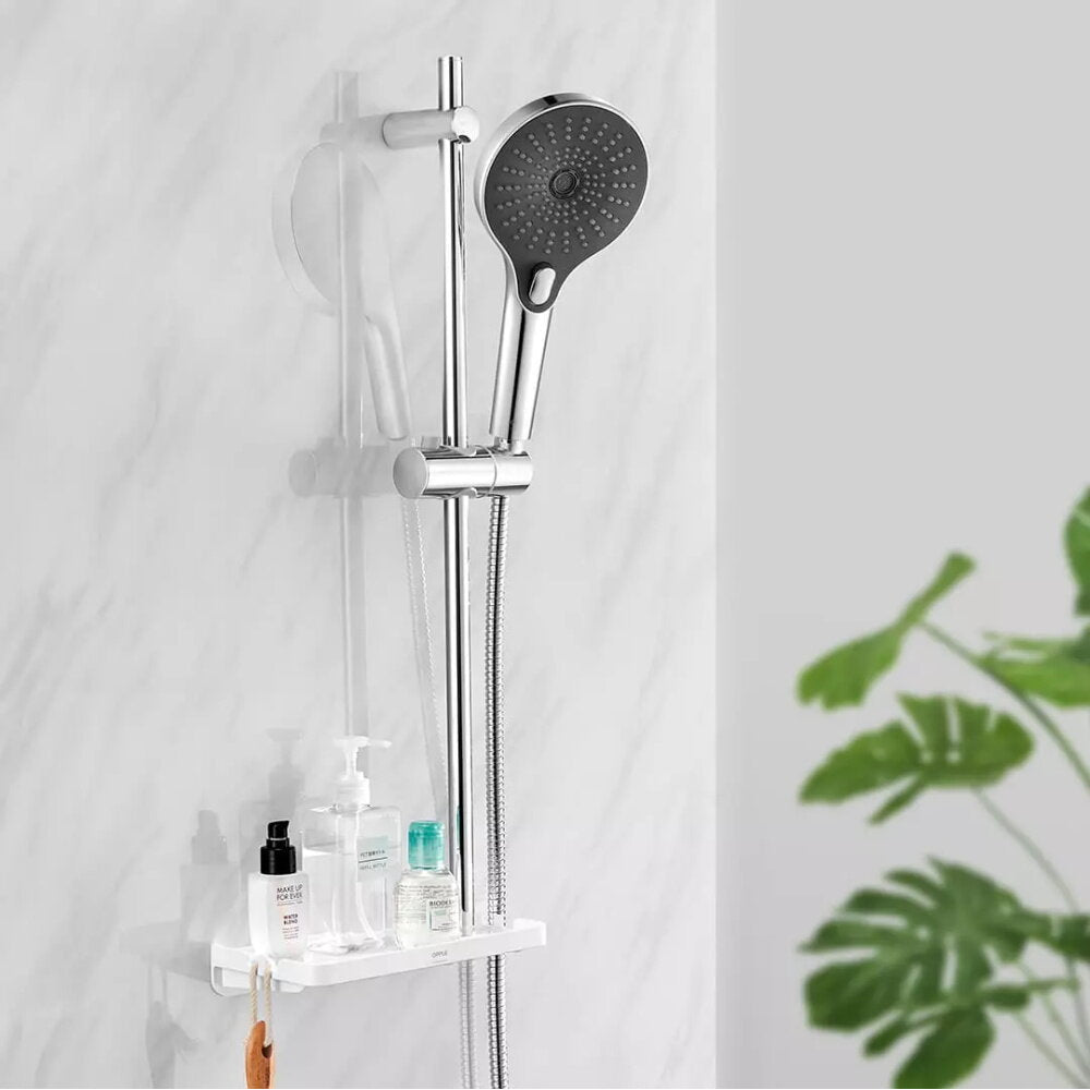 Bathroom Shower Faucets Lift Bar Rain Set Three-Stage Water Boost Big Outlet Image 2