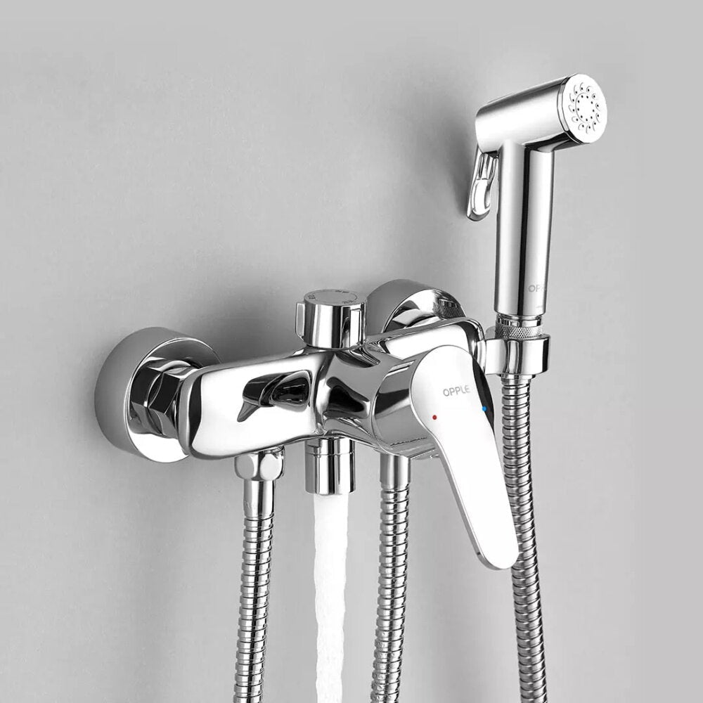 Bathroom Shower Faucets Lift Bar Rain Set Three-Stage Water Boost Big Outlet Image 3