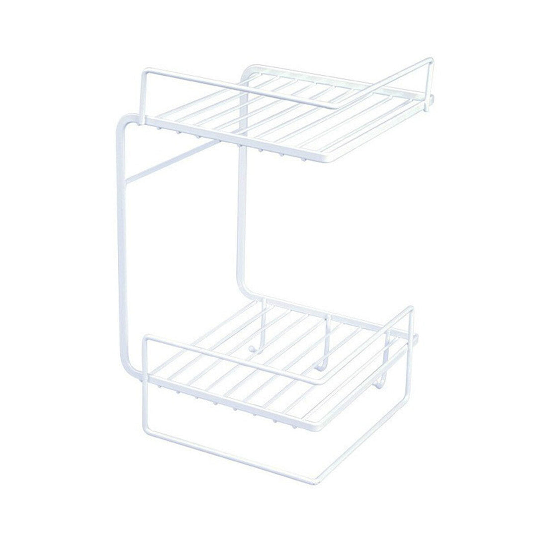 Bathroom Shelf Perforation-Free Wall-Mounted Kitchen Shelf Toilet Shelf Wall Corner Shelf Rack Image 9