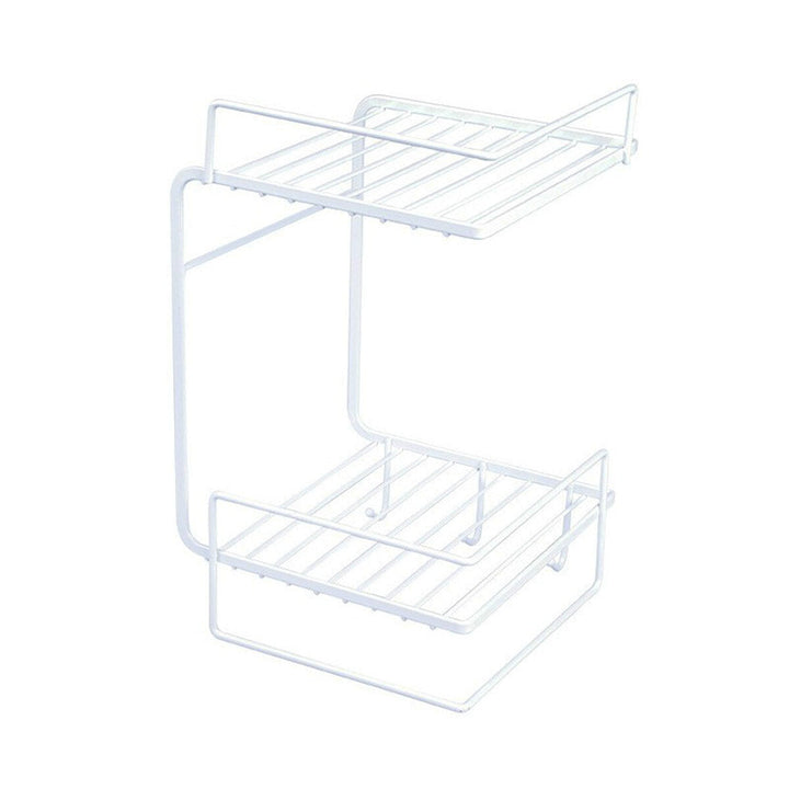 Bathroom Shelf Perforation-Free Wall-Mounted Kitchen Shelf Toilet Shelf Wall Corner Shelf Rack Image 9