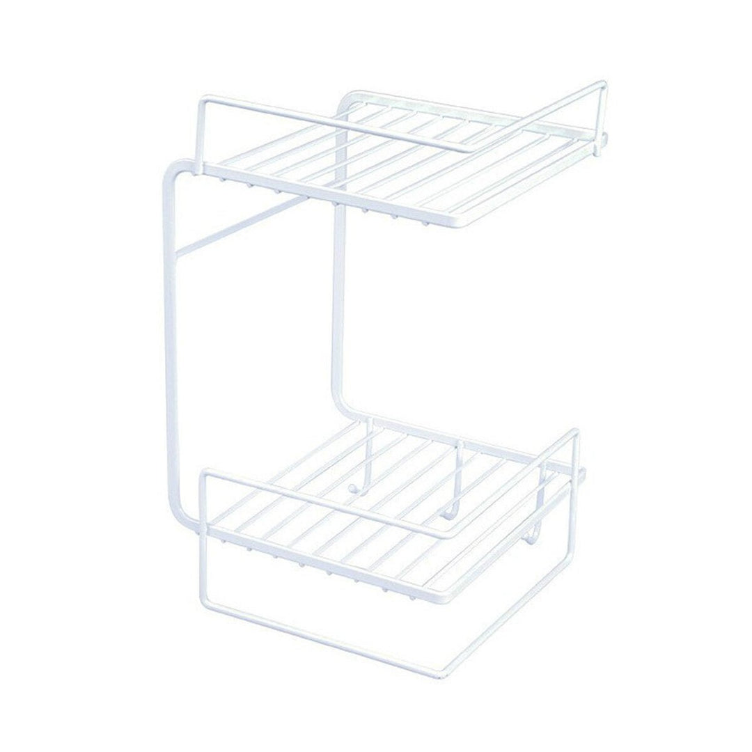 Bathroom Shelf Perforation-Free Wall-Mounted Kitchen Shelf Toilet Shelf Wall Corner Shelf Rack Image 1