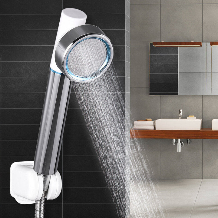 Bathroom Shower Pressurized Water Saving Handheld Detachable Rain Head Image 2