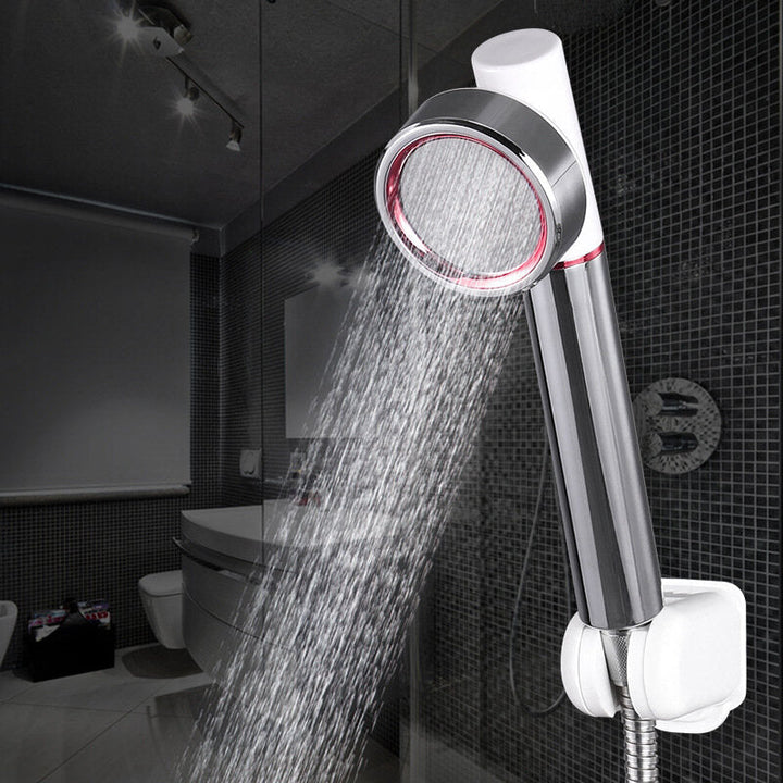 Bathroom Shower Pressurized Water Saving Handheld Detachable Rain Head Image 3