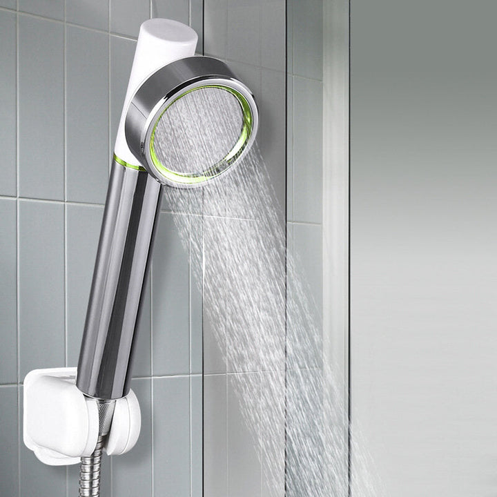 Bathroom Shower Pressurized Water Saving Handheld Detachable Rain Head Image 4