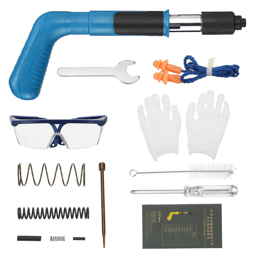 Blue Mini Nail Tool Monitor Installation Nail Tool Wire Duct Pipe Fixation Mini Ceiling Artifact Image 1