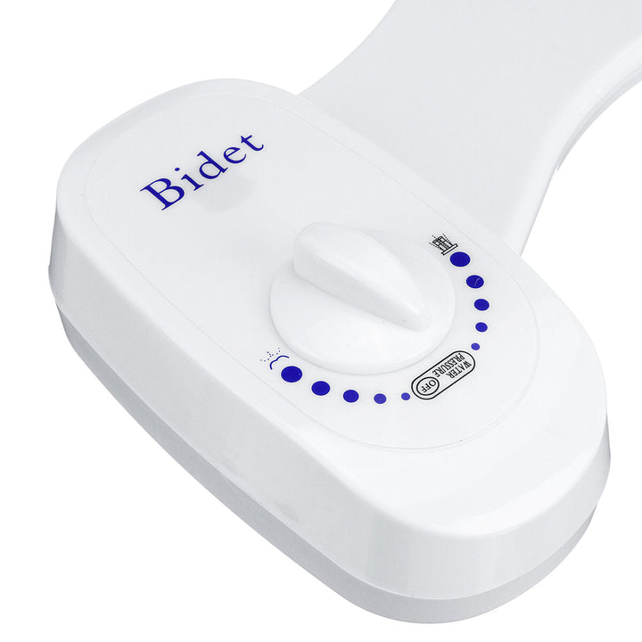 Bidet White Double-head Attachment Portable Manual Plastic Toilet Image 6