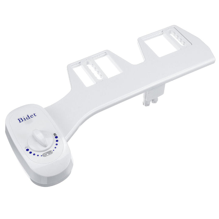 Bidet White Double-head Attachment Portable Manual Plastic Toilet Image 7