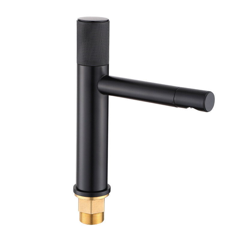 Black Silver Swive Spout Basin Faucet Bathroom Vessel Sink Mixer Tap Single Lever 360 Rotate Hot Cold Water Image 5