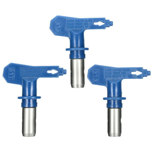 Blue Airless Spraying Gun Tips 3 Series 13-17 For Wagner Atomex Titan Paint Spray Tip Image 1