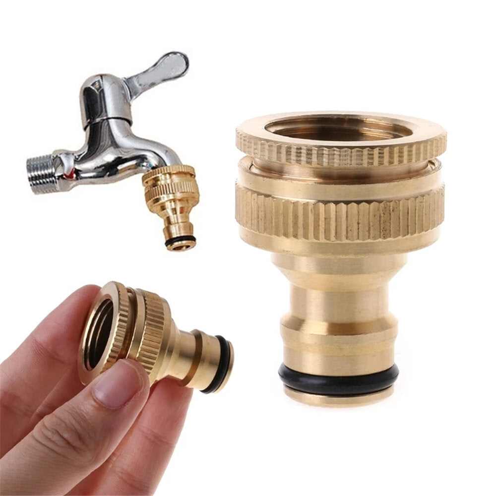 Brass Hose Tap Connector 4,6 Washing Machine Garden Irrigation Watering Fittings Kitchen Faucet Accessories Image 3