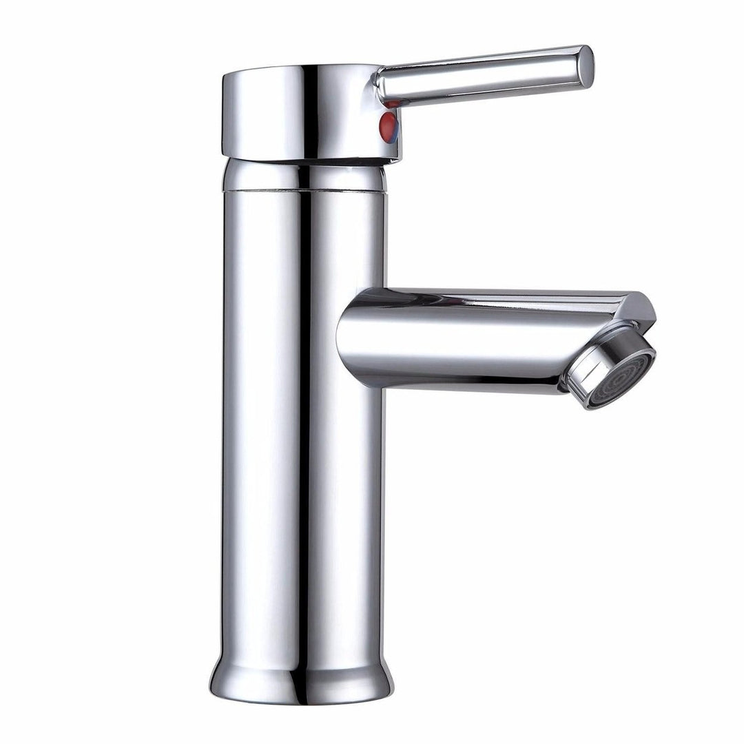 Brass Waterfall Basin Faucet Single Lever Mixer Bath Tap Image 11