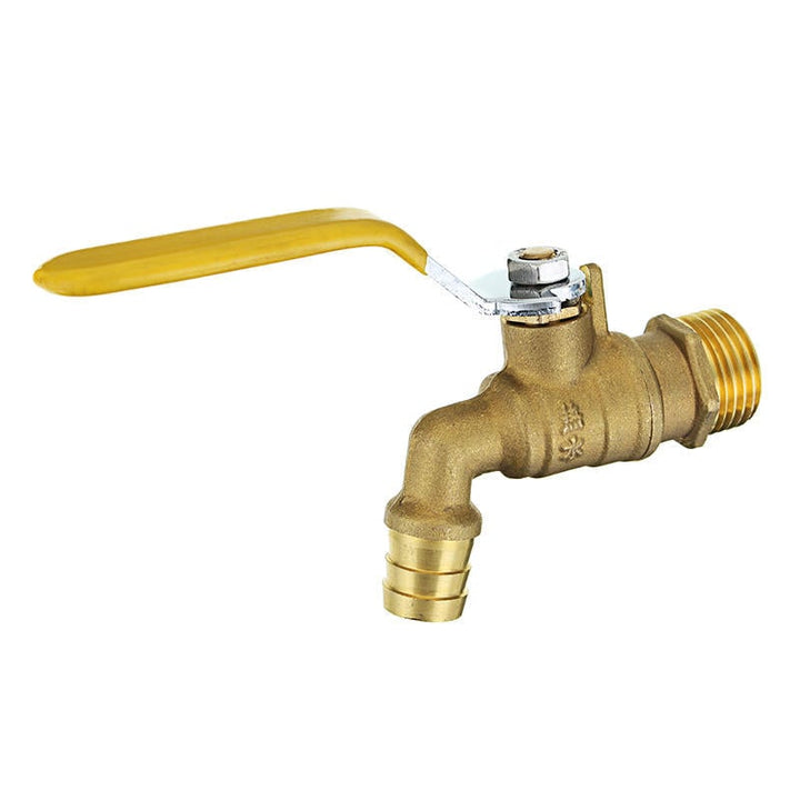 Brass Water Faucet Tap Lever Handle Quick Opening with Ball Valve for Hot Image 1