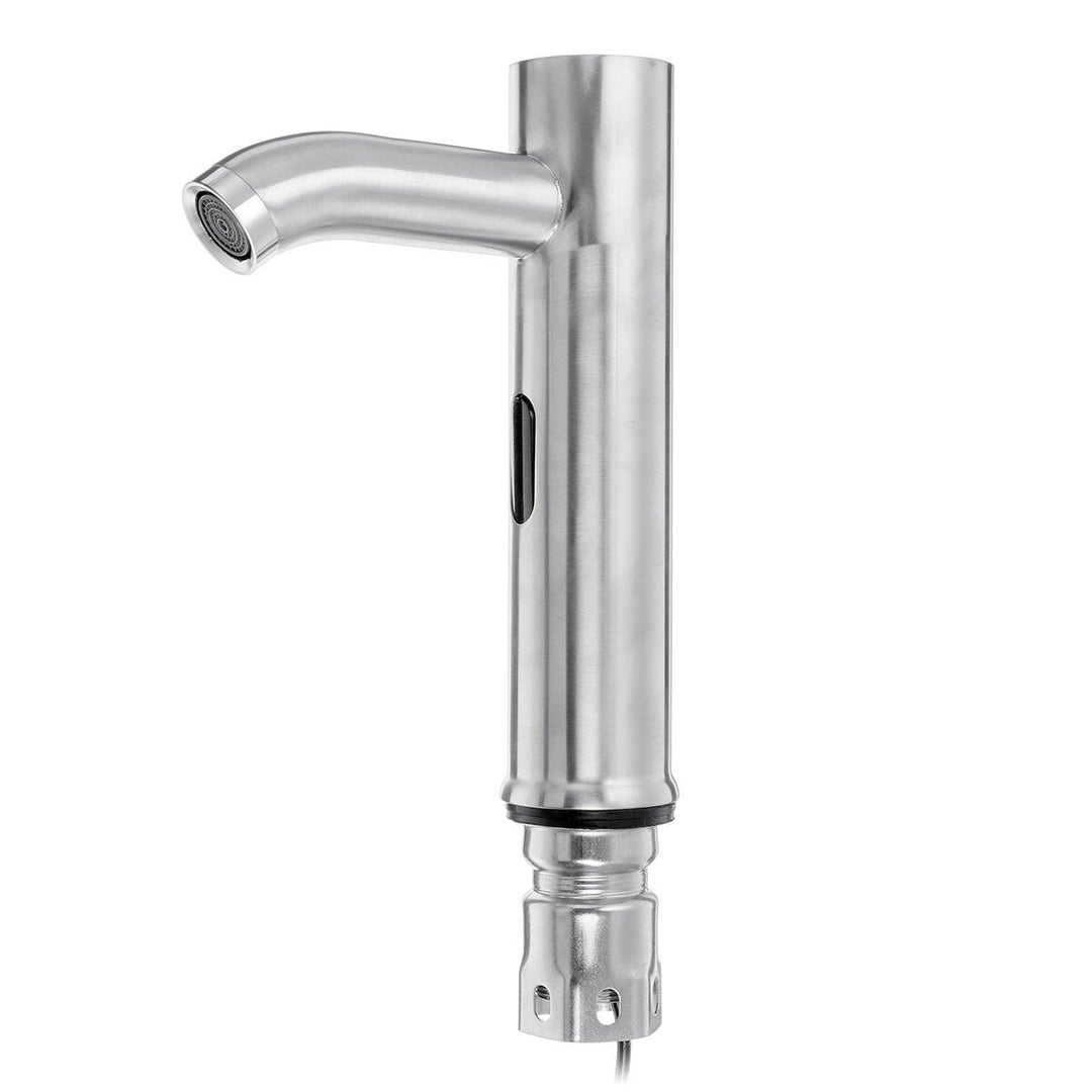 Brushed Induction Stainless Steel Faucet Single Cold Basin Hot And Water Image 1