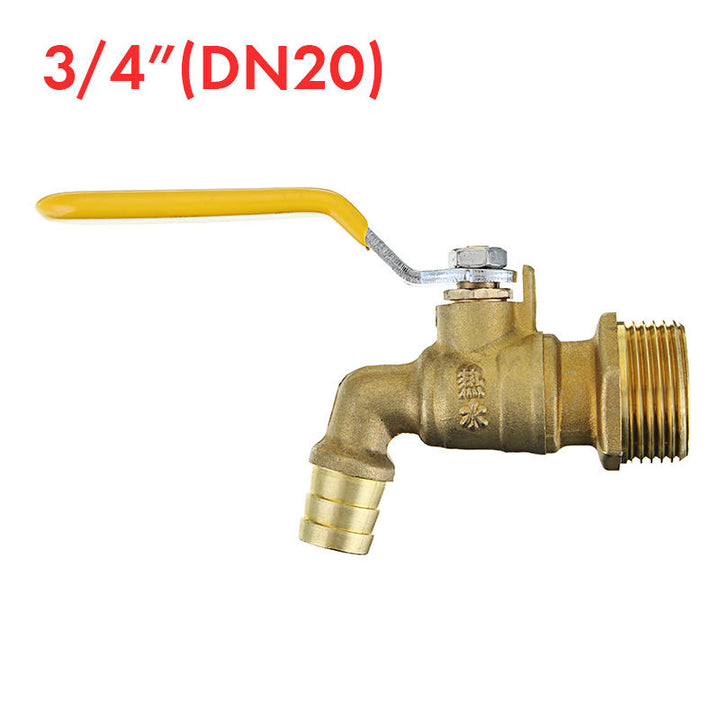 Brass Water Faucet Tap Lever Handle Quick Opening with Ball Valve for Hot Image 8