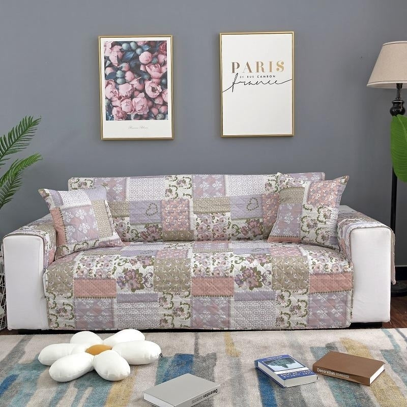 Butterfly Pattern Microfiber Pet Couch Sofa Furniture Protector Chair Covers Waterproof Sofa Protector Mat Image 8