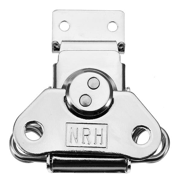 Cold Rolled Silver Twist Draw Toggle Latch Rotary Turn with Catch Plate Image 1