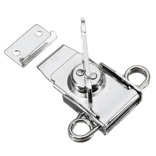 Cold Rolled Silver Twist Draw Toggle Latch Rotary Turn with Catch Plate Image 5