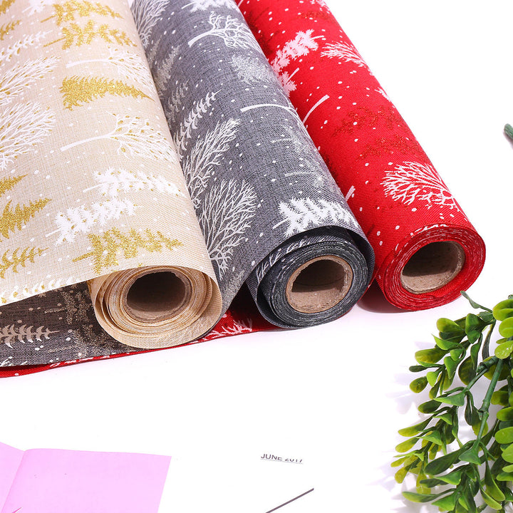 Christmas Tree Table Flag Tablecloths Polyester Fiber Table Decorations XMAS Image 3