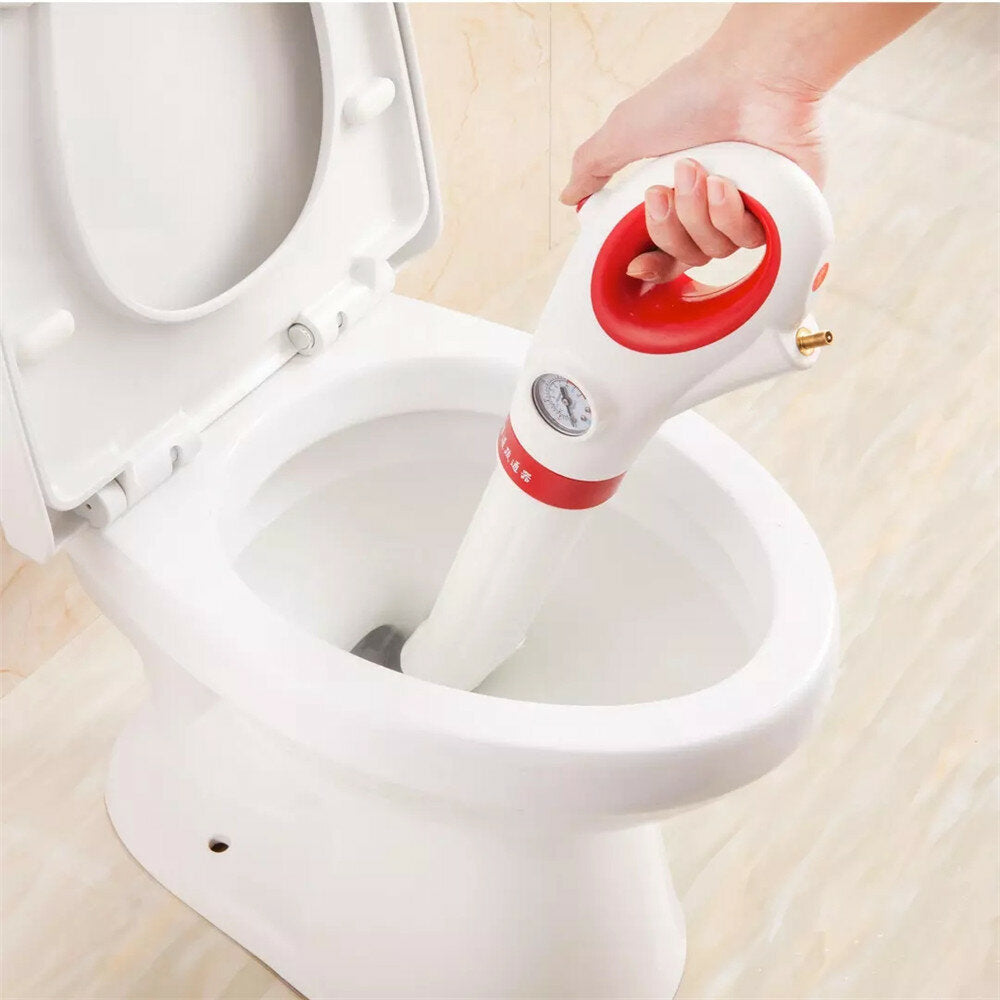 Cleaner Pipe Dredger Plunger Sink Drain Blockage Remover Dredging Device for Kitchen Toilet Image 4