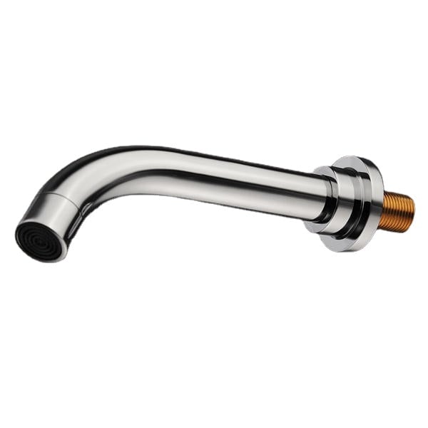 Chrome Brass Modern Wall Mounted 3 Hole Bath Faucet Tap Image 6