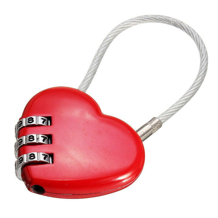 Creative Gift Idea Love Lock Personalised Engraved Padlock Heart Shaped Lock Decorations Image 2