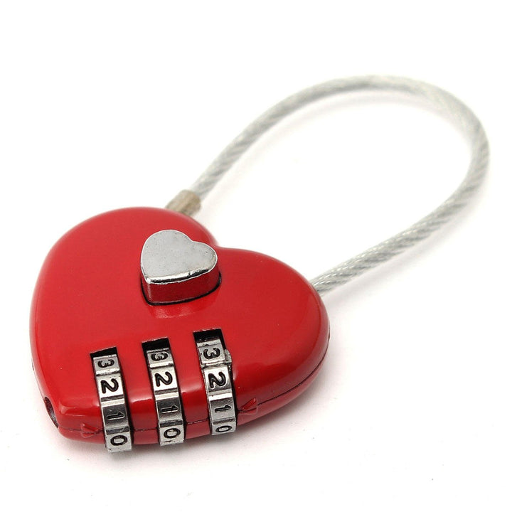 Creative Gift Idea Love Lock Personalised Engraved Padlock Heart Shaped Lock Decorations Image 6