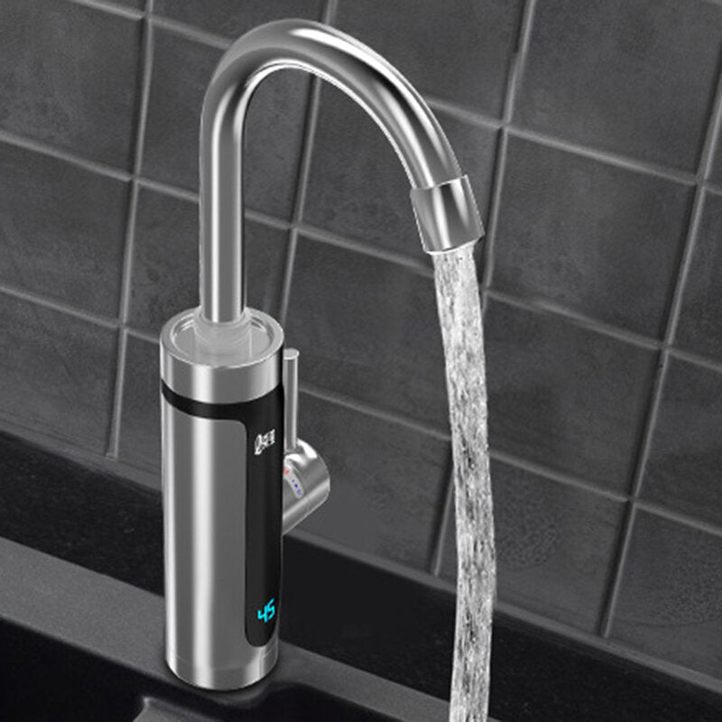 Digital Display Electric Hot Water Faucet Household Kitchen Fast Tap Instant Heater Image 5