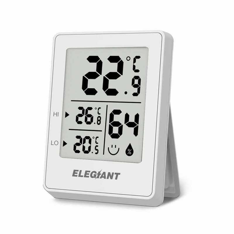 Digital Thermometer Hygrometer Home Electronic Indoor Outdoor Hygrometer Temperature Sensor Monitor Stand Image 8