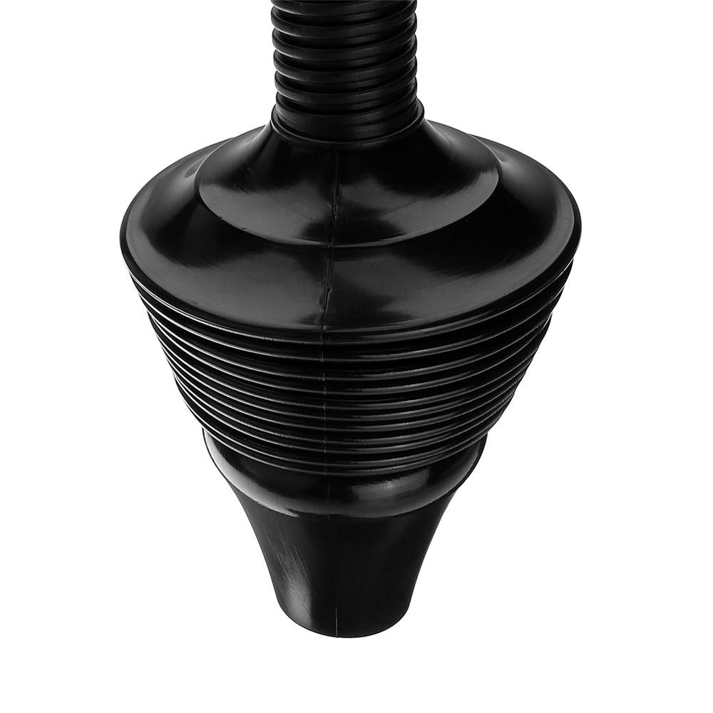 Detachable Heavy Duty Toilet Plunger Powerful Toilet Bathroom Sewer Pipe Dredger Black Image 9