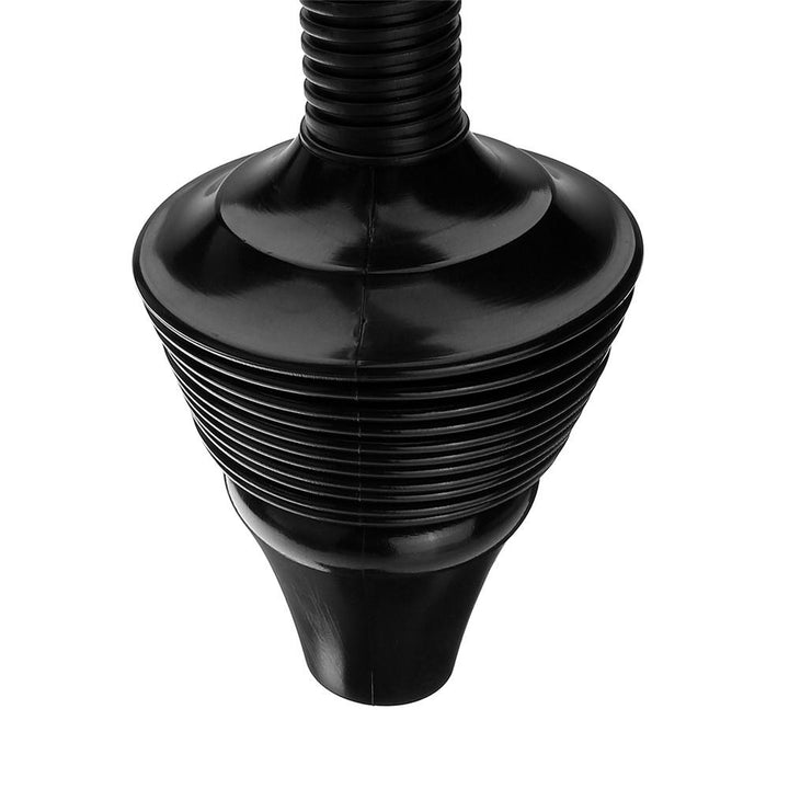 Detachable Heavy Duty Toilet Plunger Powerful Toilet Bathroom Sewer Pipe Dredger Black Image 9