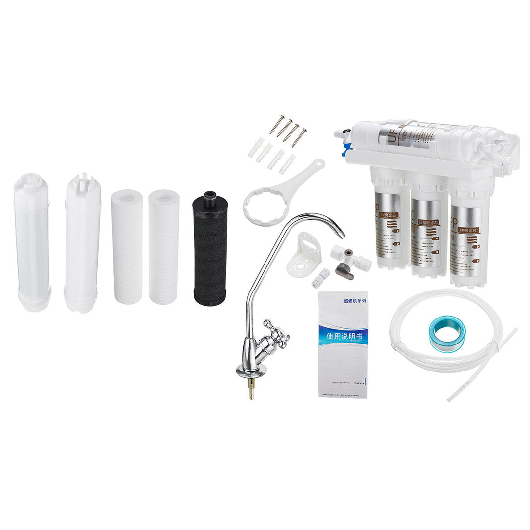 Drinking Water Tap Filter Kit Ultrafiltration System Home Kitchen Purifier Image 1