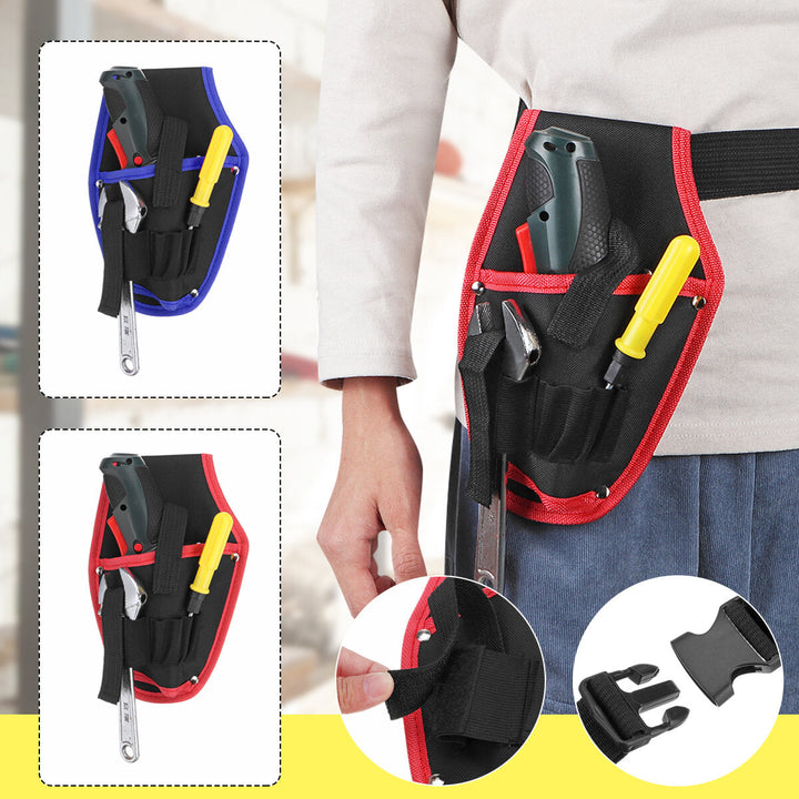 Electric Drill Waist Bag Wrench Screwdriver Tools Belt Pouch Holder Storage Bags Image 4